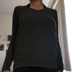 Green long sleeve top